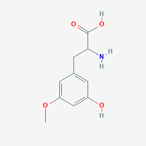 molecular formula C10H13NO4 B1521178 2-氨基-3-(3-羟基-5-甲氧基苯基)丙酸 CAS No. 91819-15-7
