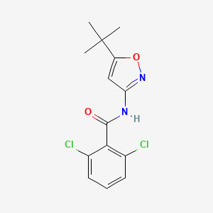 molecular formula C14H14Cl2N2O2 B15211781 N-(5-tert-Butyl-1,2-oxazol-3-yl)-2,6-dichlorobenzamide CAS No. 82558-84-7