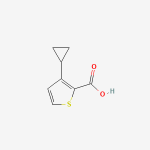 molecular formula C8H8O2S B1521194 3-Cyclopropylthiophene-2-carboxylic acid CAS No. 29488-33-3