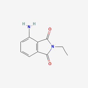 molecular formula C10H10N2O2 B15211942 3-amino-N-ethylphthalimide CAS No. 20510-93-4
