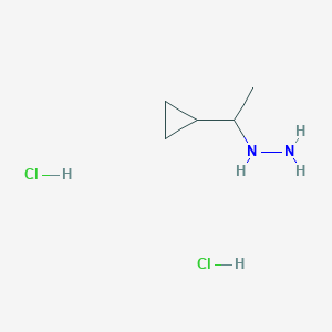(1-Cyclopropylethyl)hydrazine dihydrochloride
