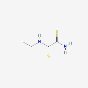 molecular formula C4H8N2S2 B15212004 N1-Ethylethanebis(thioamide) CAS No. 10197-39-4