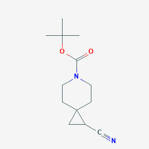 Tert-butyl 1-cyano-6-azaspiro[2.5]octane-6-carboxylate