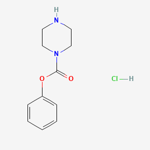 B1521213 Phenyl piperazine-1-carboxylate hydrochloride CAS No. 681261-42-7