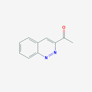 molecular formula C10H8N2O B15212244 1-(Cinnolin-3-yl)ethan-1-one CAS No. 89770-37-6