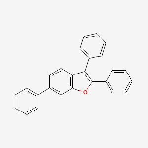 molecular formula C26H18O B15212252 2,3,6-Triphenyl-1-benzofuran CAS No. 194784-81-1