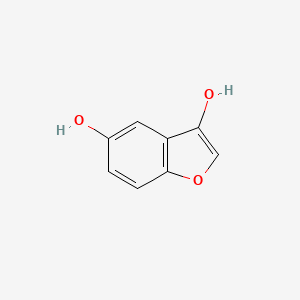 molecular formula C8H6O3 B1521238 1-苯并呋喃-3,5-二酚 CAS No. 408338-41-0