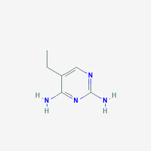 molecular formula C6H10N4 B15212392 5-Ethylpyrimidine-2,4-diamine CAS No. 73119-06-9