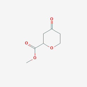 molecular formula C7H10O4 B1521253 Methyl 4-oxotetrahydro-2H-pyran-2-carboxylate CAS No. 693245-83-9