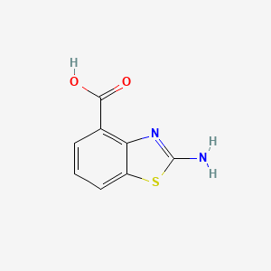 molecular formula C8H6N2O2S B1521255 2-Amino-1,3-benzothiazole-4-carboxylic acid CAS No. 339571-41-4