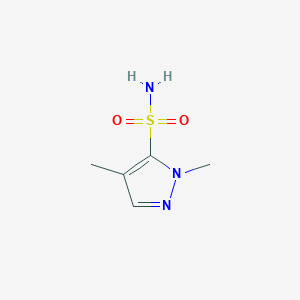 molecular formula C5H9N3O2S B1521257 1,4-Dimethyl-1H-pyrazole-5-sulfonamide CAS No. 98389-46-9