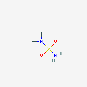 molecular formula C3H8N2O2S B1521258 氮杂环丁烷-1-磺酰胺 CAS No. 654073-32-2
