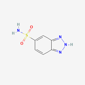 molecular formula C6H6N4O2S B1521259 2H-苯并三唑-5-磺酰胺 CAS No. 491612-08-9