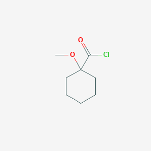 molecular formula C8H13ClO2 B1521264 1-甲氧基环己烷-1-甲酰氯 CAS No. 73555-16-5
