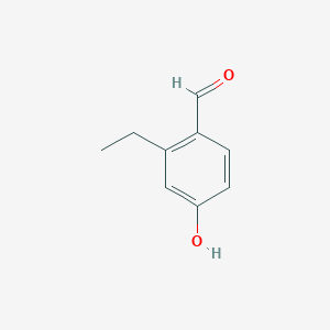 molecular formula C9H10O2 B1521265 2-Ethyl-4-hydroxybenzaldehyde CAS No. 532967-00-3