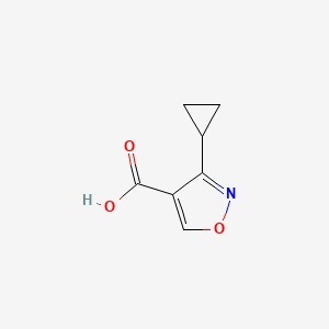 3-Cyclopropyl-1,2-oxazole-4-carboxylic acid