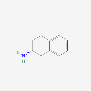 molecular formula C10H13N B152127 (R)-1,2,3,4-Tetrahydronaphthalen-2-amine CAS No. 21966-60-9