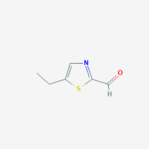 molecular formula C6H7NOS B1521274 5-Ethylthiazole-2-carbaldehyde CAS No. 339989-68-3