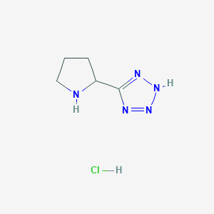 5-(pyrrolidin-2-yl)-1H-1,2,3,4-tetrazole hydrochloride