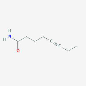 molecular formula C8H13NO B15212883 Oct-5-ynamide CAS No. 855376-60-2