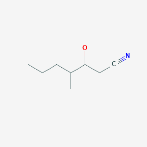 molecular formula C8H13NO B1521290 4-Methyl-3-oxoheptanenitrile CAS No. 1039833-22-1