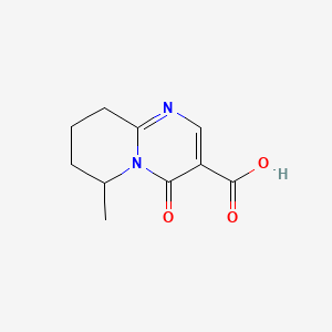 molecular formula C10H12N2O3 B15212994 Norrimazole carboxylic acid CAS No. 32092-24-3