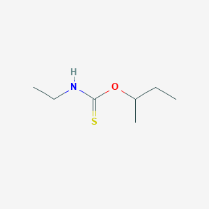 molecular formula C7H15NOS B15213123 O-sec-Butyl ethylcarbamothioate CAS No. 39078-40-5