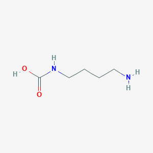 molecular formula C5H12N2O2 B15213162 (4-Aminobutyl)carbamic acid CAS No. 85056-34-4