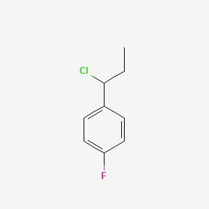 molecular formula C9H10ClF B1521319 1-(1-Chloropropyl)-4-fluorobenzene CAS No. 1092300-84-9