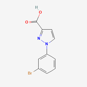 1-(3-bromophenyl)-1H-pyrazole-3-carboxylic acid