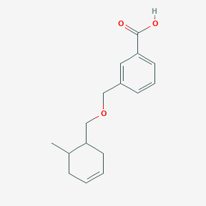 3-{[(6-Methylcyclohex-3-en-1-yl)methoxy]methyl}benzoic acid