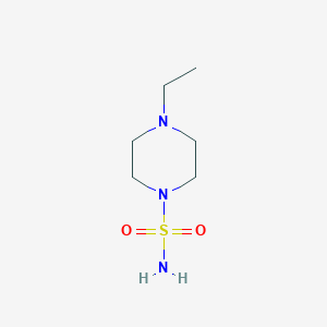 molecular formula C6H15N3O2S B1521335 4-Ethylpiperazine-1-sulfonamide CAS No. 4114-84-5