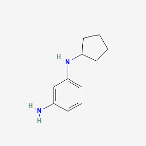 1-N-cyclopentylbenzene-1,3-diamine
