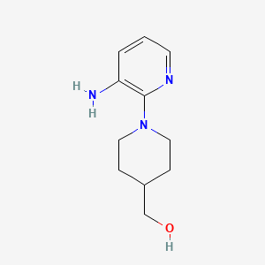 [1-(3-Aminopyridin-2-yl)piperidin-4-yl]methanol