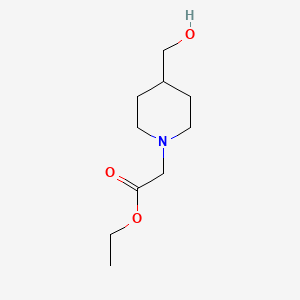 Ethyl 2-[4-(hydroxymethyl)piperidin-1-yl]acetate