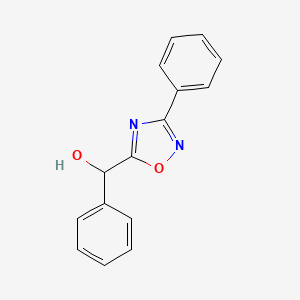 Phenyl(3-phenyl-1,2,4-oxadiazol-5-yl)methanol