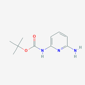 molecular formula C10H15N3O2 B1521375 Tert-butyl 6-aminopyridin-2-ylcarbamate CAS No. 322690-31-3