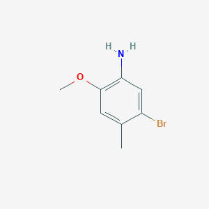 molecular formula C8H10BrNO B1521378 5-Bromo-2-methoxy-4-methylaniline CAS No. 808133-98-4