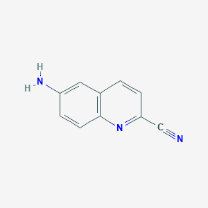 6-Aminoquinoline-2-carbonitrile