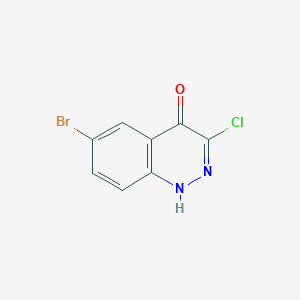 6-bromo-3-chlorocinnolin-4(1H)-one
