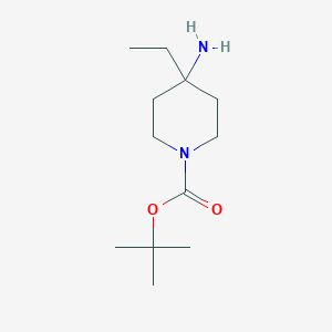 Tert-butyl 4-amino-4-ethylpiperidine-1-carboxylate