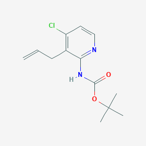 tert-Butyl 3-allyl-4-chloropyridin-2-ylcarbamate