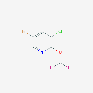 5-Bromo-3-chloro-2-(difluoromethoxy)pyridine