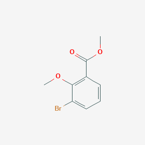 molecular formula C9H9BrO3 B1521395 Methyl 3-bromo-2-methoxybenzoate CAS No. 260806-90-4