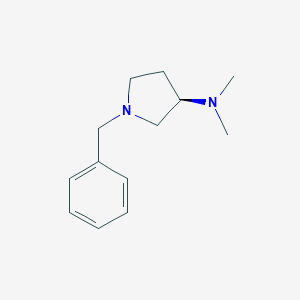 molecular formula C13H20N2 B152140 (R)-1-Benzyl-N,N-dimethylpyrrolidin-3-amine CAS No. 1235437-44-1