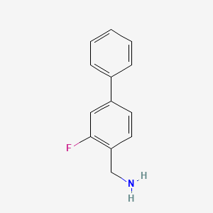 (2-Fluoro-4-phenylphenyl)methanamine