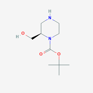 molecular formula C10H20N2O3 B152142 (R)-1-Boc-2-Hydroxymethyl-piperazine CAS No. 169448-87-7
