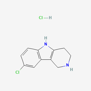 8-Chloro-2,3,4,5-tetrahydro-1H-pyrido-[4,3-b]-indole hydrochloride