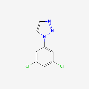molecular formula C8H5Cl2N3 B15214266 1-(3,5-Dichlorophenyl)-1H-1,2,3-triazole CAS No. 85862-54-0