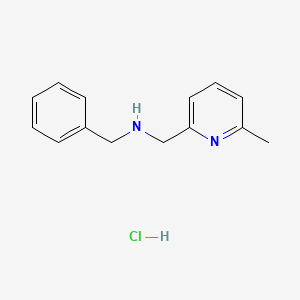 Benzyl-(6-methyl-pyridin-2-ylmethyl)-amine hydrochloride